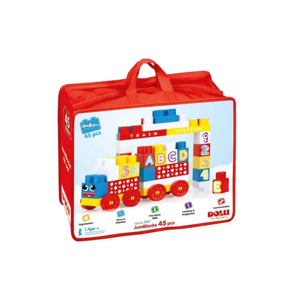 Çantalı Mega Blok 45 Pcs