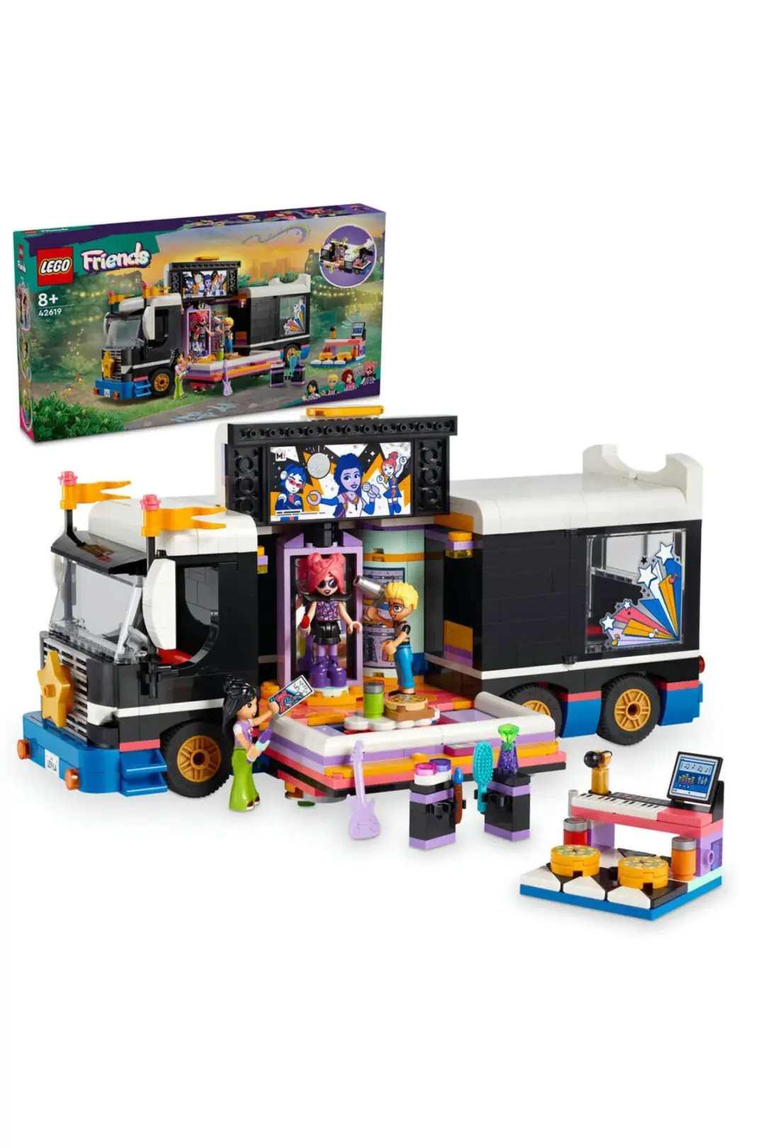 LEGO 42619 Pop Star Music Tour Bus