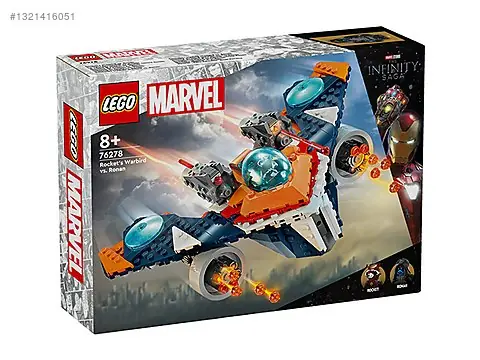 LEGO Marvel Rocket'in Warbird Aracı Ronan'a Karşı Yapım Oyuncağı 76278
