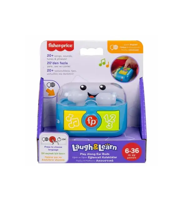 Fisher-Price Laugh & Learn Play Along Ear Buds Interactive Music Toy