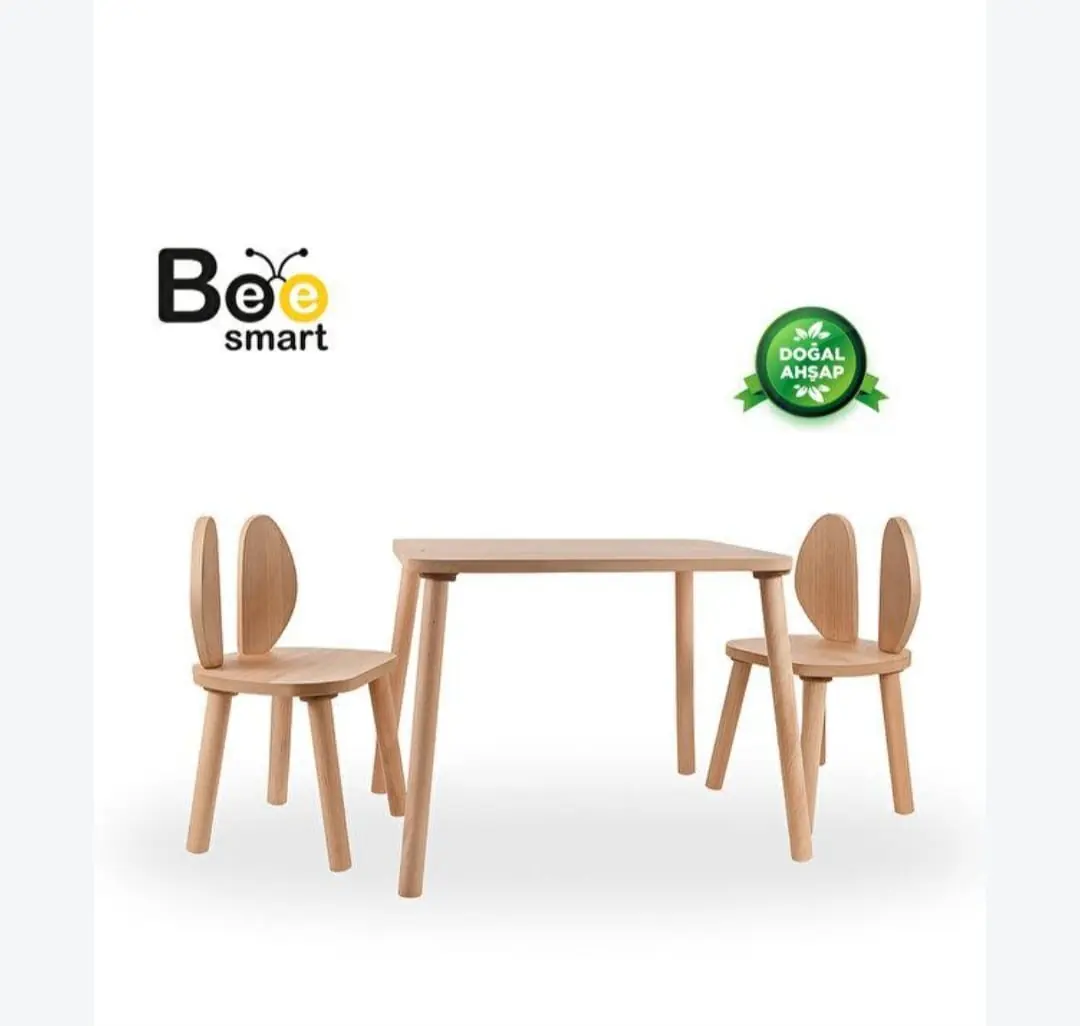 Beesmart Safir Meşe детский стол с 2 стульями