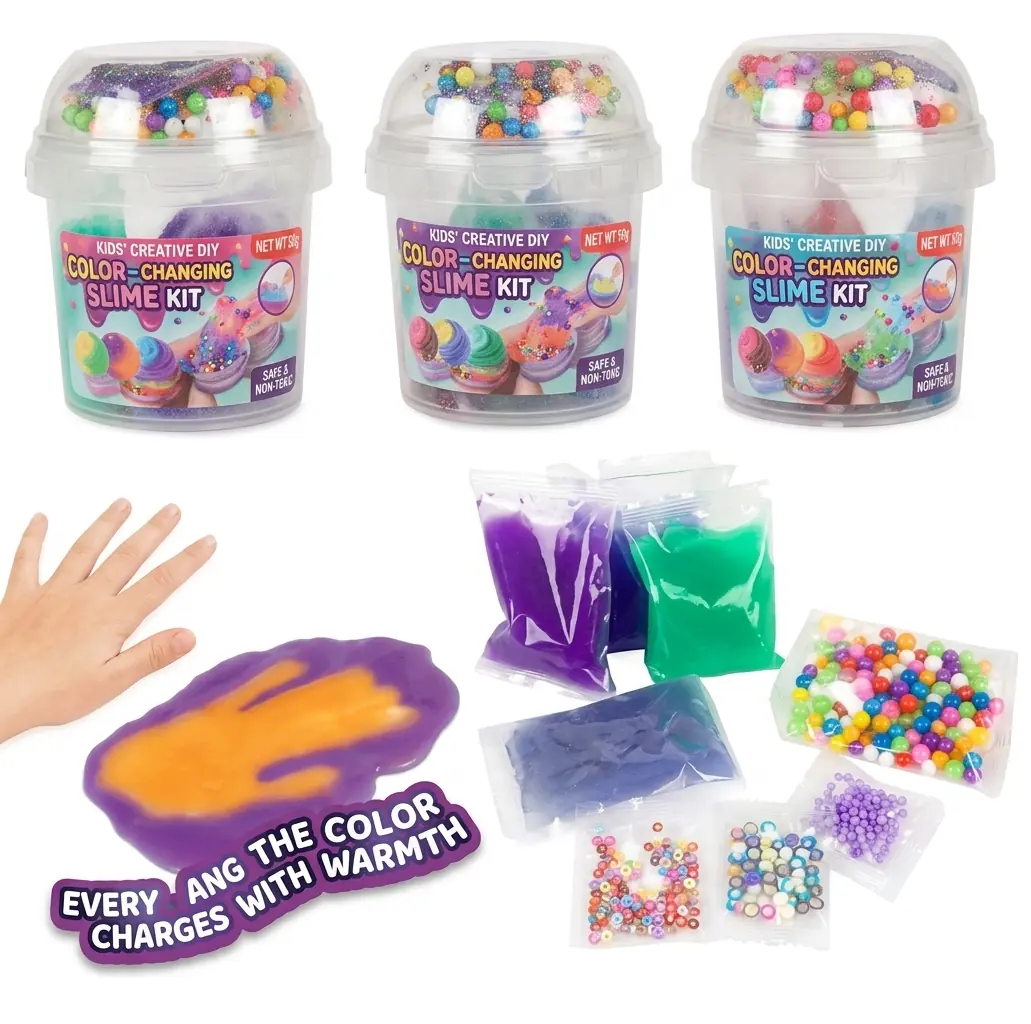 Toi-Toys XL-набор ароматизированного слайма с изменением цвета