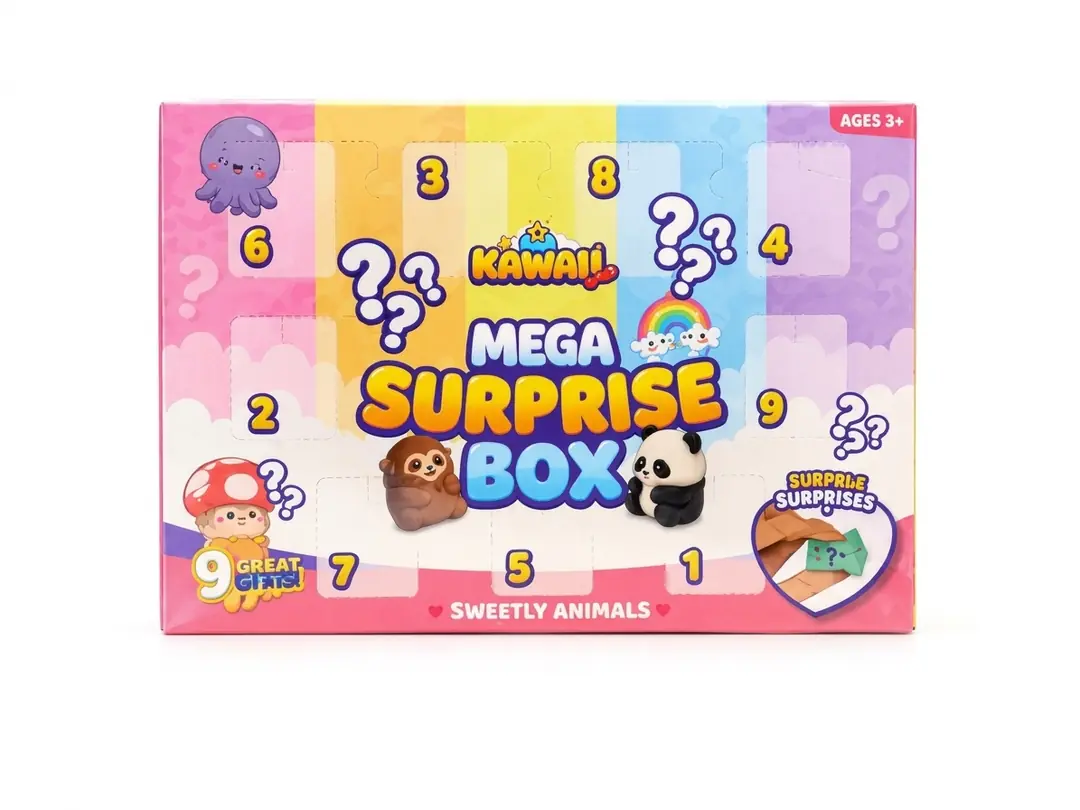 Toi-Toys Squishy — сюрприз-бокс с животными, 9 предметов