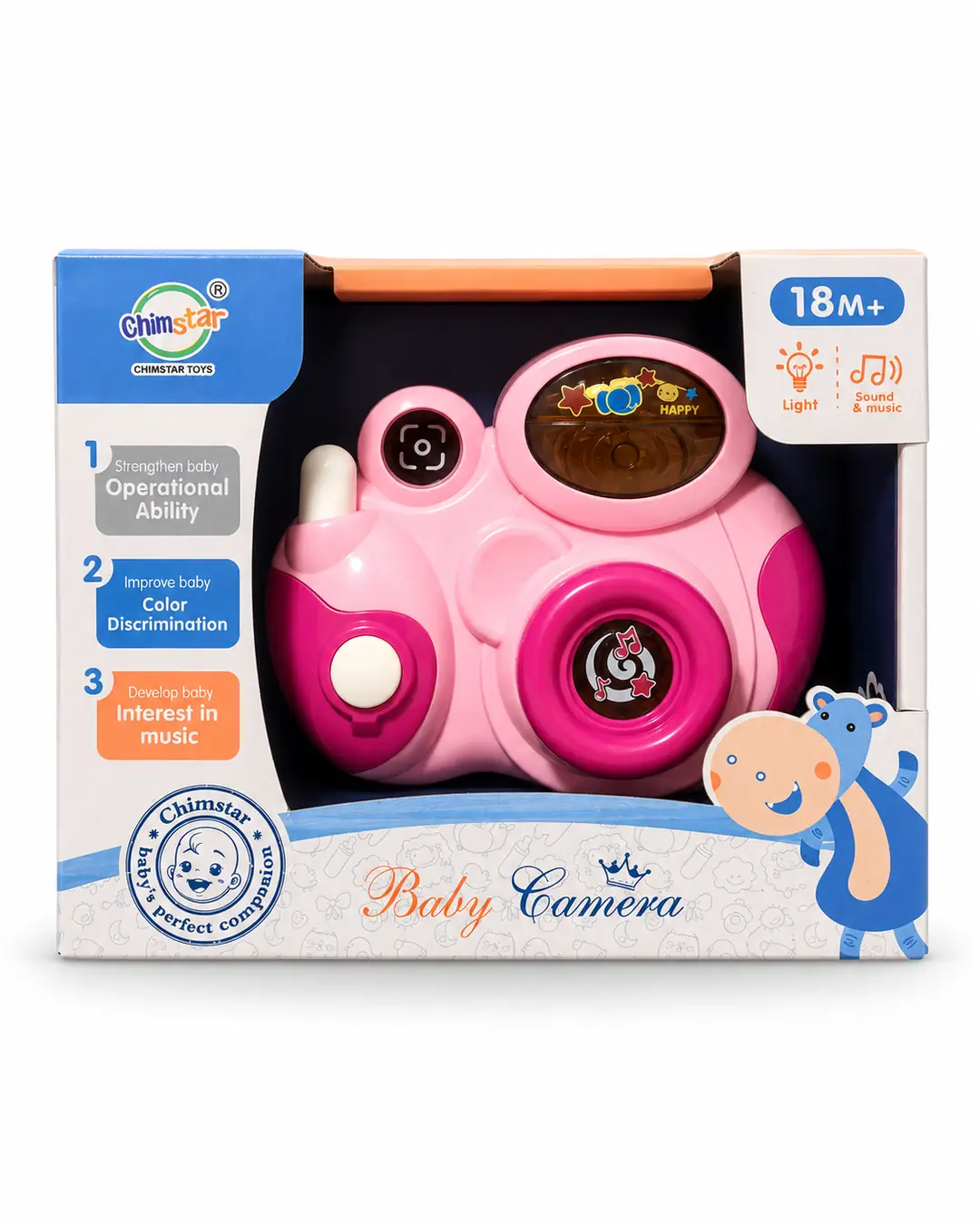 Almira Toys Chimstar игрушечная камера для малышей со светом и звуком