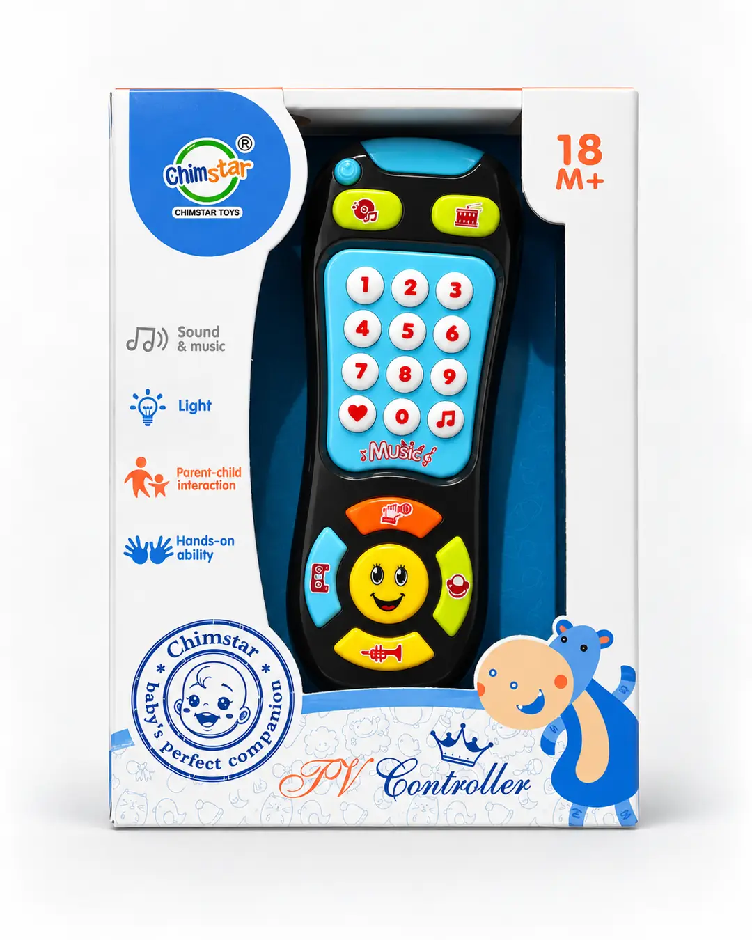 Chimstar Işıklı ve Sesli Eğitici Bebek Kumandası