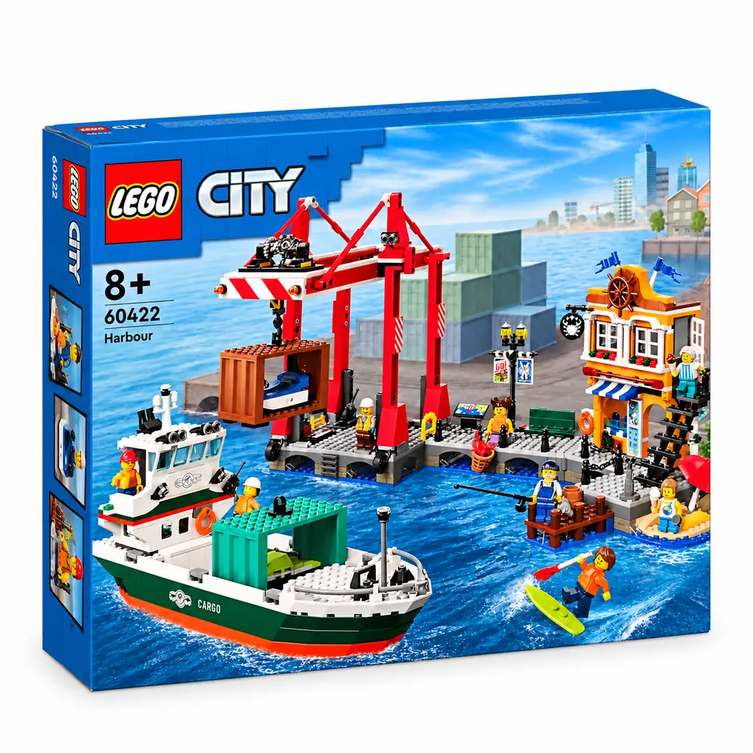 LEGO City 60422 Liman ve Yük Gemisi Yapım Seti