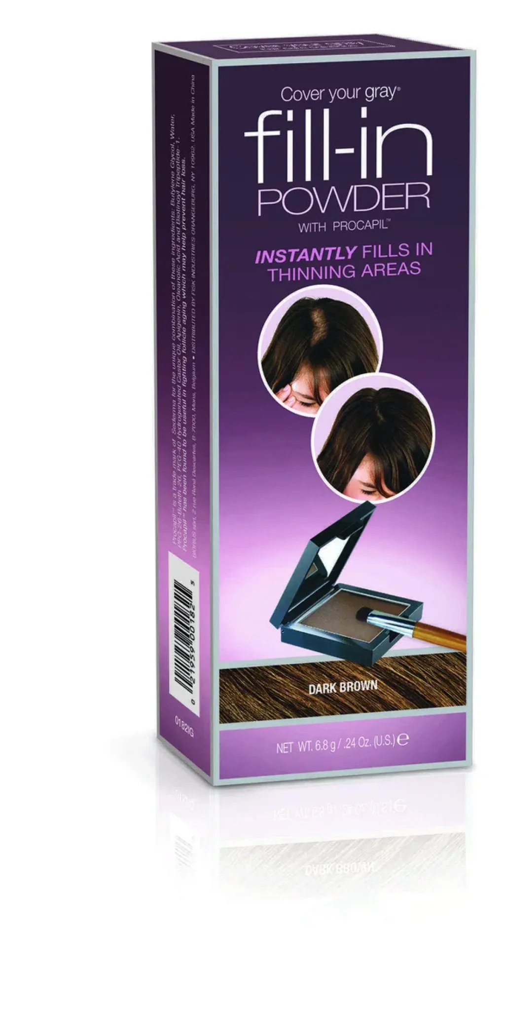 Cover Yg COVER-0002 Dark Brown Hair Fill-In