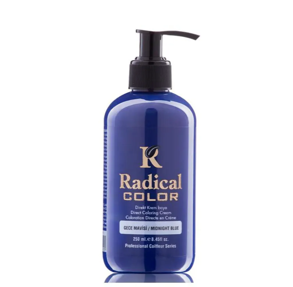 Radical Su Bazlı Kalici Renkli Boya 250ml - Gece Mavi