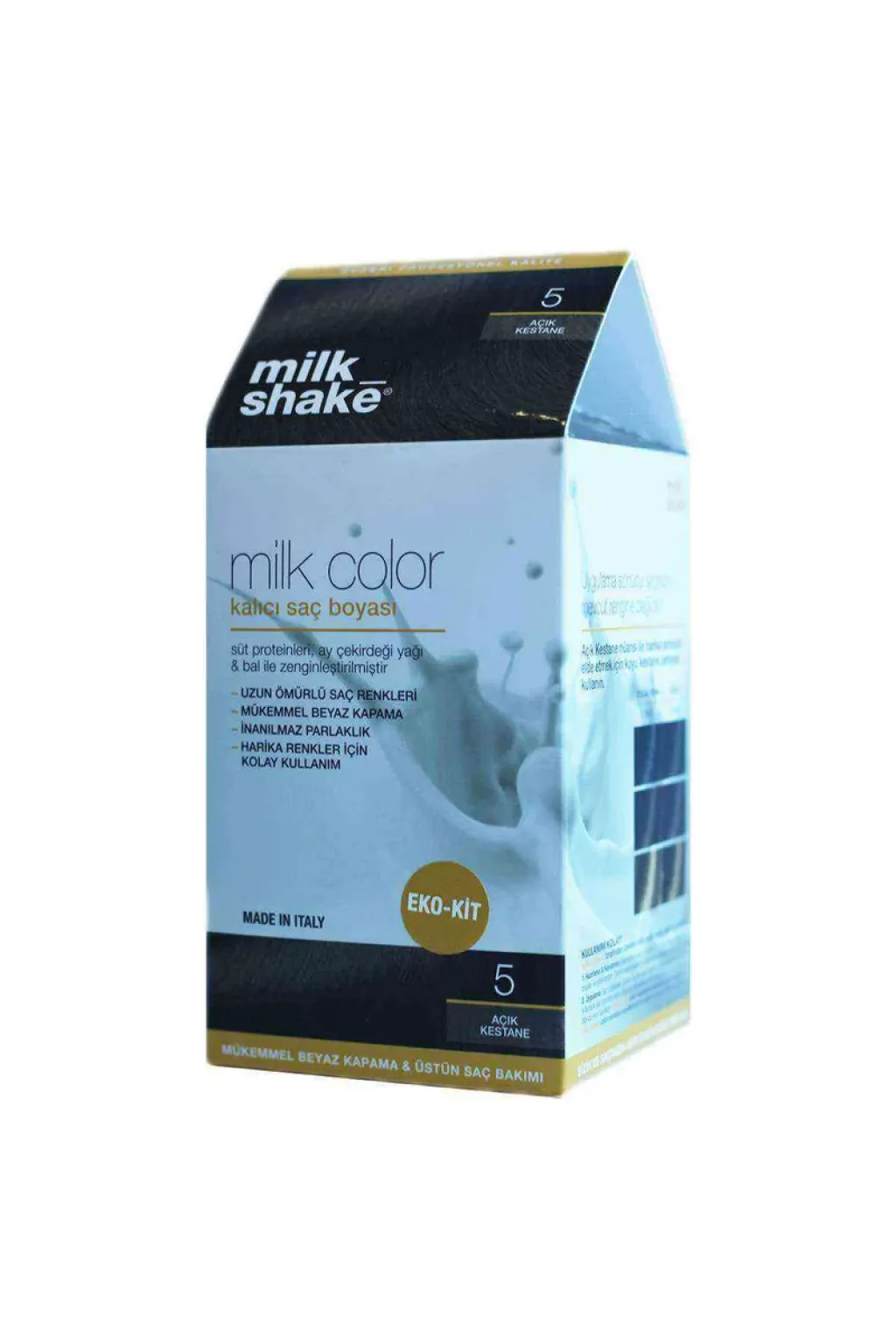 Milkshake Kalici Kit Boya Açık Kestane NU:5