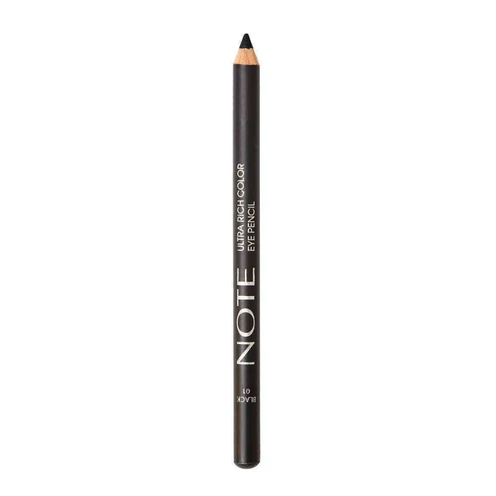 NOTE Ultra Rich Color Eye Pencil 01 Black, чёрный карандаш для глаз
