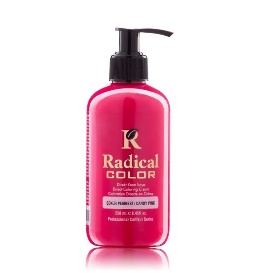 Radical Su Bazlı Kalici Renkli Boya 250ml - Şeker Pembe