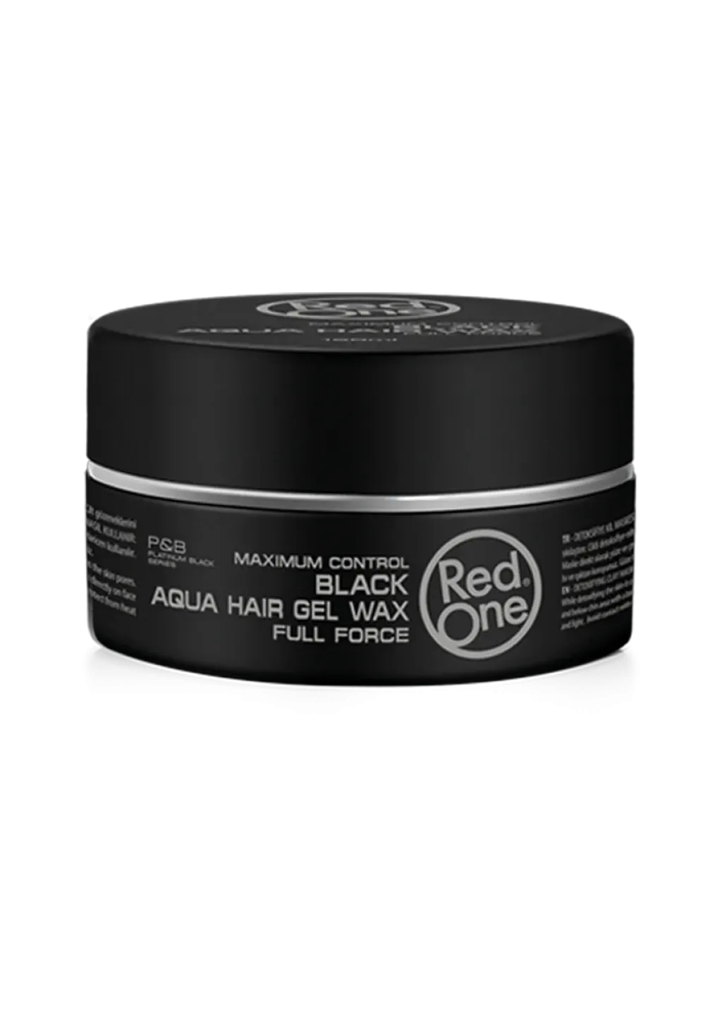 Redone Aqua Hair Gel Wax Full Force Black Saç Şekillendirici Wax-Jöle 150 ml