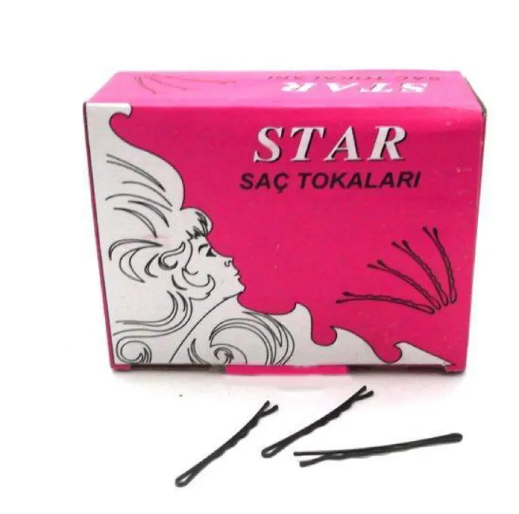 Star STAR-0004 Чёрные шпильки для волос №7, 125 шт.