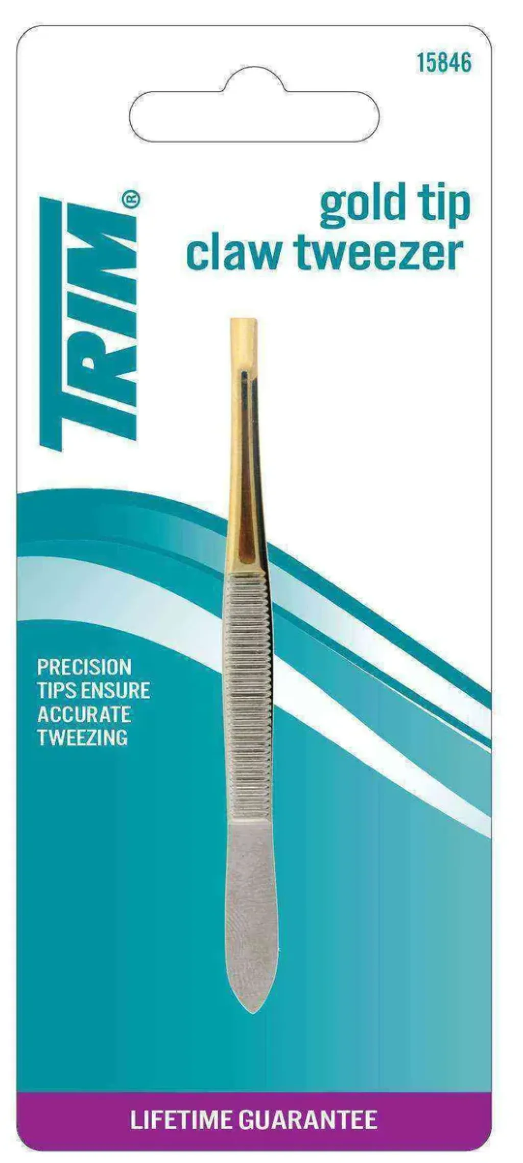 Trim Cimbiz Altın Renk Düz Uçlu KOD:5-43B