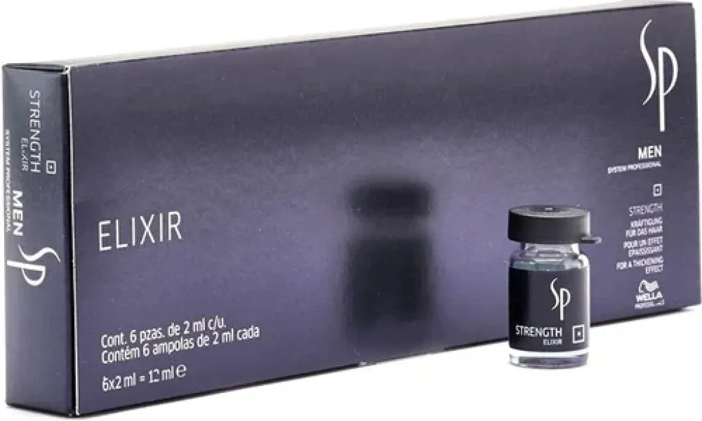 Wella SP Men Strength Elixir, ампулы для волос, 6 x 2 мл