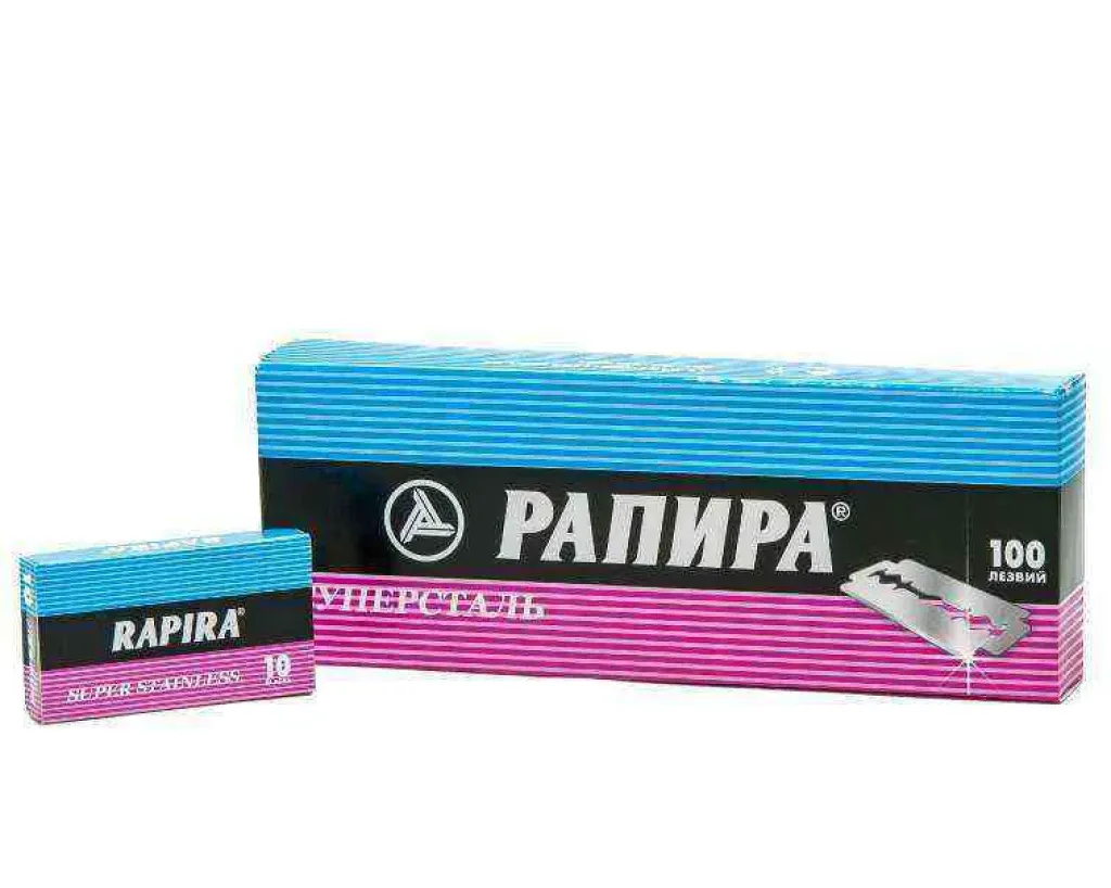 Rapira Full Razor Blades, 100 Pieces