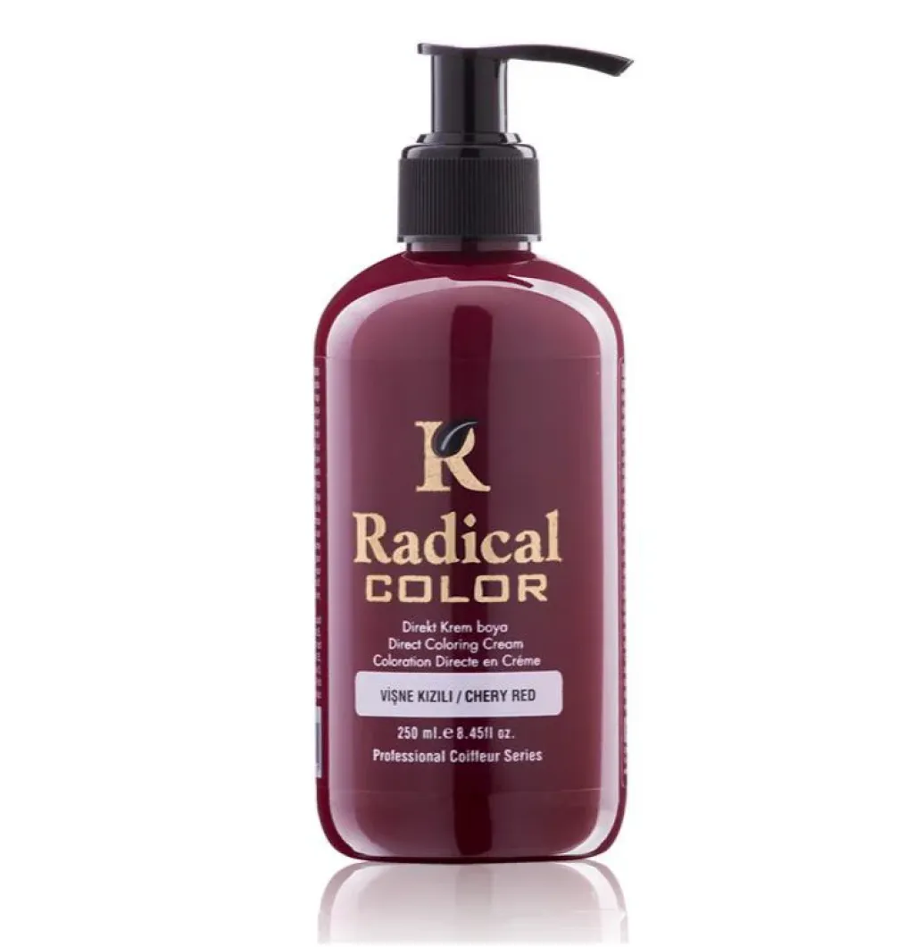 Radical Su Bazlı Kalici Renkli Boya 250ml - Vişne Kizili
