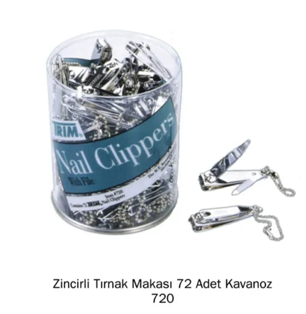Trim Zincirli Tırnak Makası 72 Adet