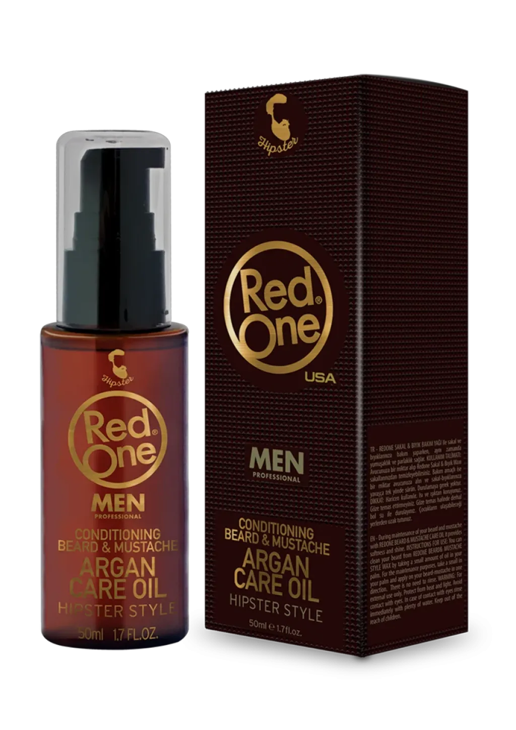 Redone Sakal & Biyik Bakım Yağ 50ml - Argan