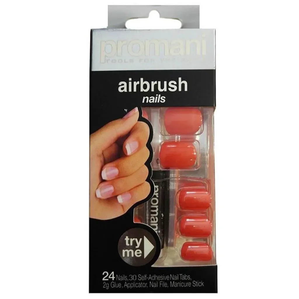 Promani 5001 False Nail Kit, Pomegranate Blossom