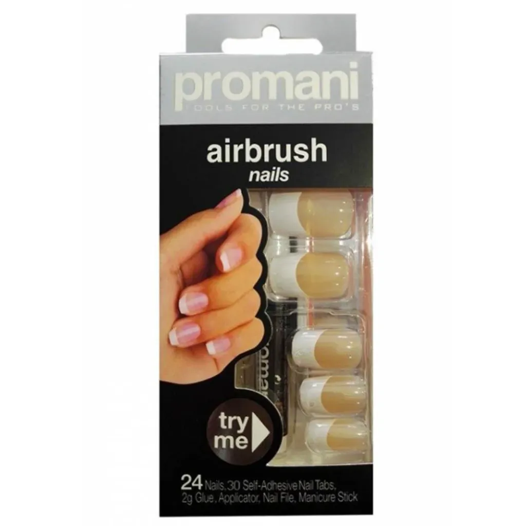 Promani 5004 False Nail Kit, B Size, Apricot