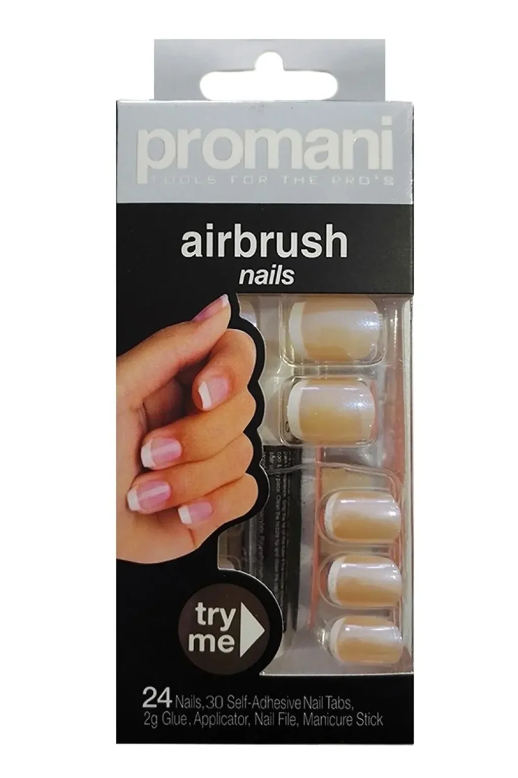 Promani 5010 Pearl Pink False Nail Kit