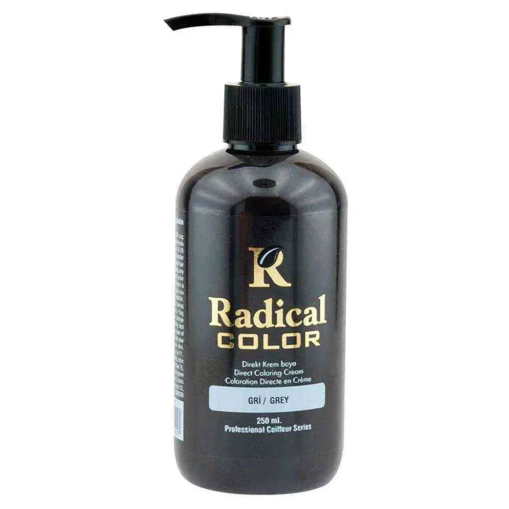 Radical Su Bazlı Kalici Renkli Boya 250ml- Gri