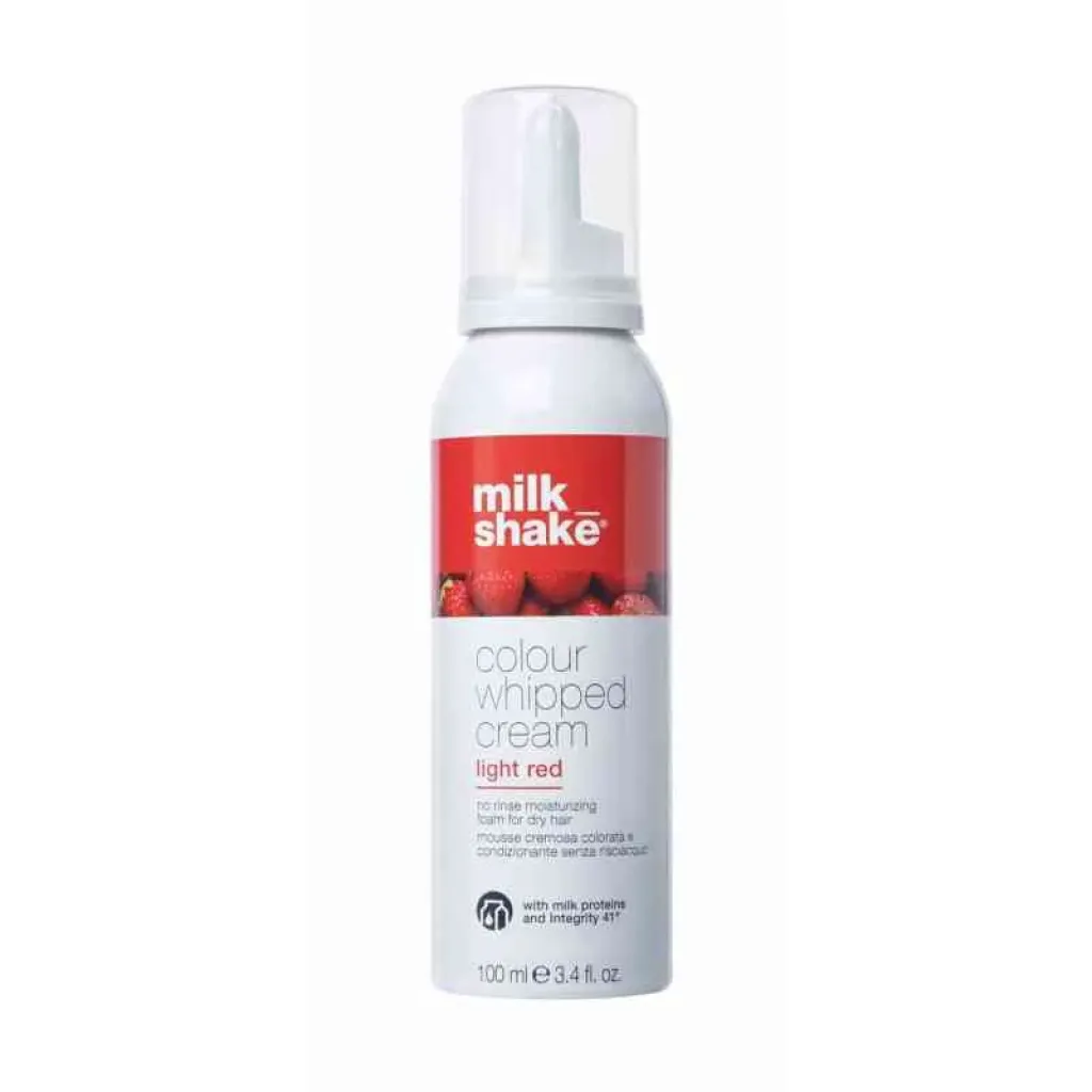 Milkshake Durulanmayan Renkli Bakım Köpük 100ml - Light Red