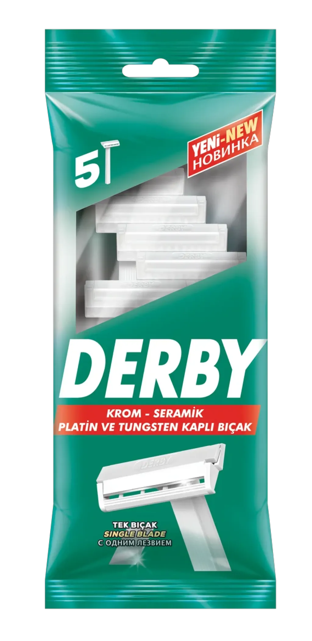 Derby Tek Bıçak 5lı Paket