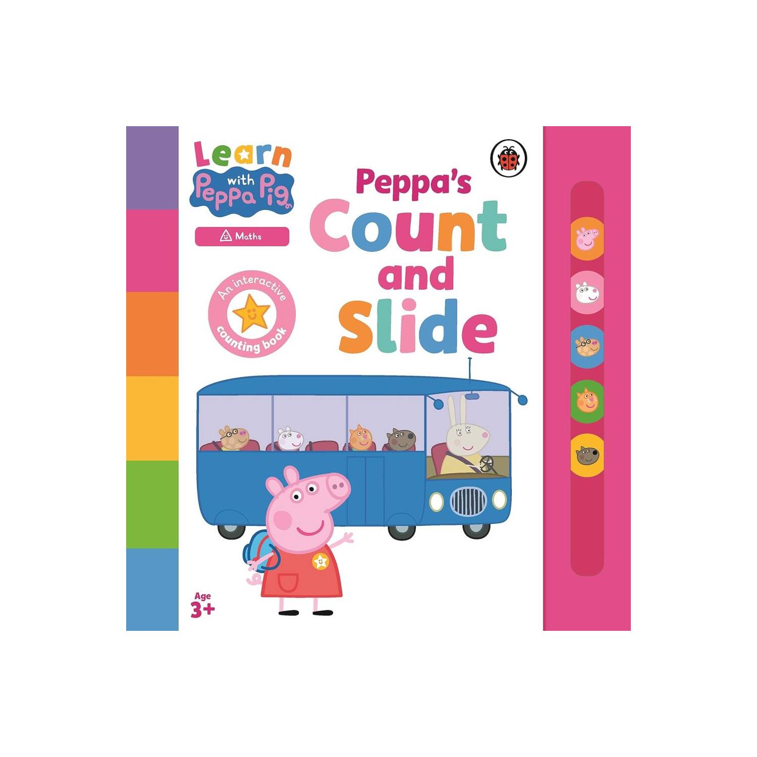 Penguin Readers Learn With Peppa Pig - Peppa's Count And Slide Çocuk Etkinlik Kitabı