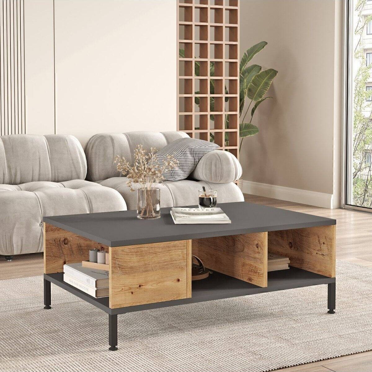 Orta Sehpa 900x600x331MM Çam/antrasit