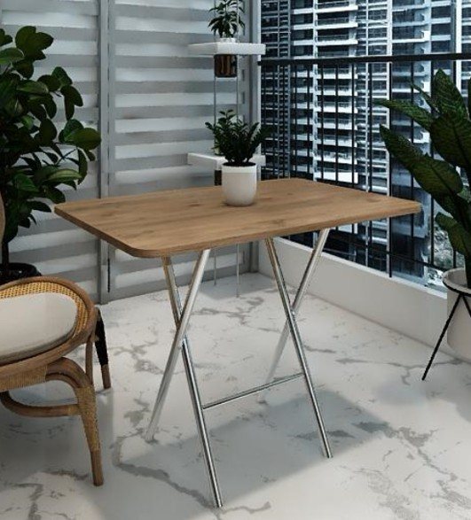 MASA Balkon Katlanabilir 60x90CM Cam