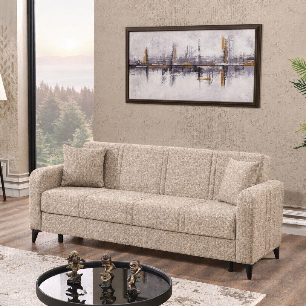Kanepe Uçlu Pika LTC 215x80x82CM Krem