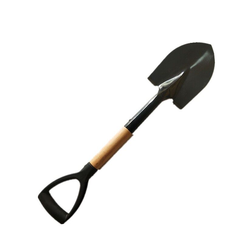 Bahçe Küreği Sivri Uçlu Ahşap ve Metal Saplı
