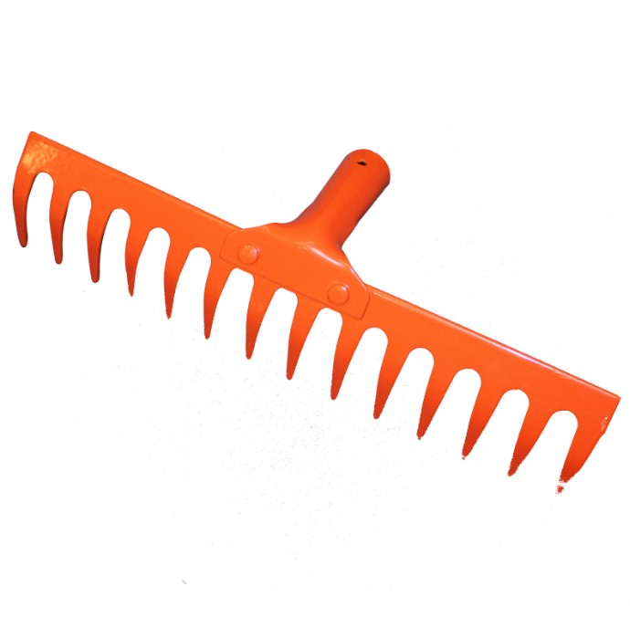 14-Tooth Rake Head, Without Handle