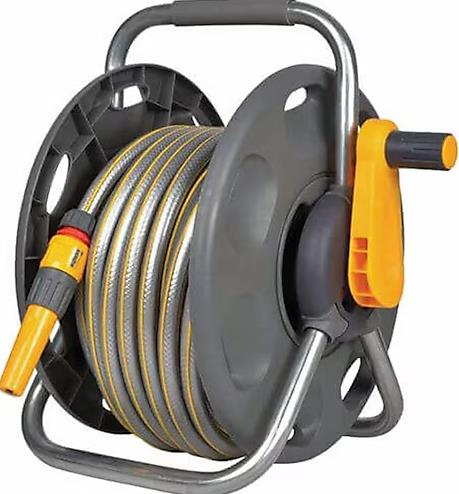 Hortum Makara Seti 25MT Duvar Yer Hozelock