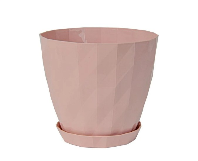 Serinova Orkide Plant Pot, Powder Pink, NO4, 3.25 L