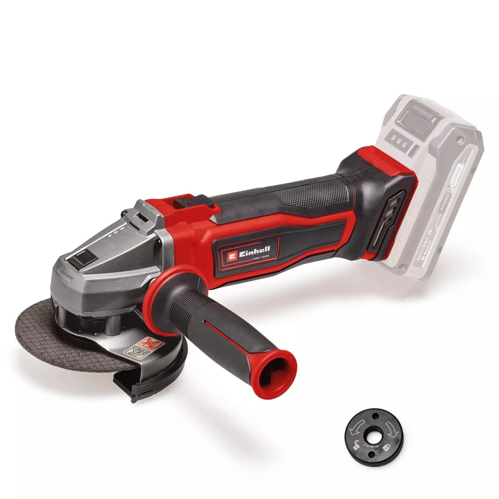 Einhell TE-AG 18/115 Q Li Solo Cordless Angle Grinder