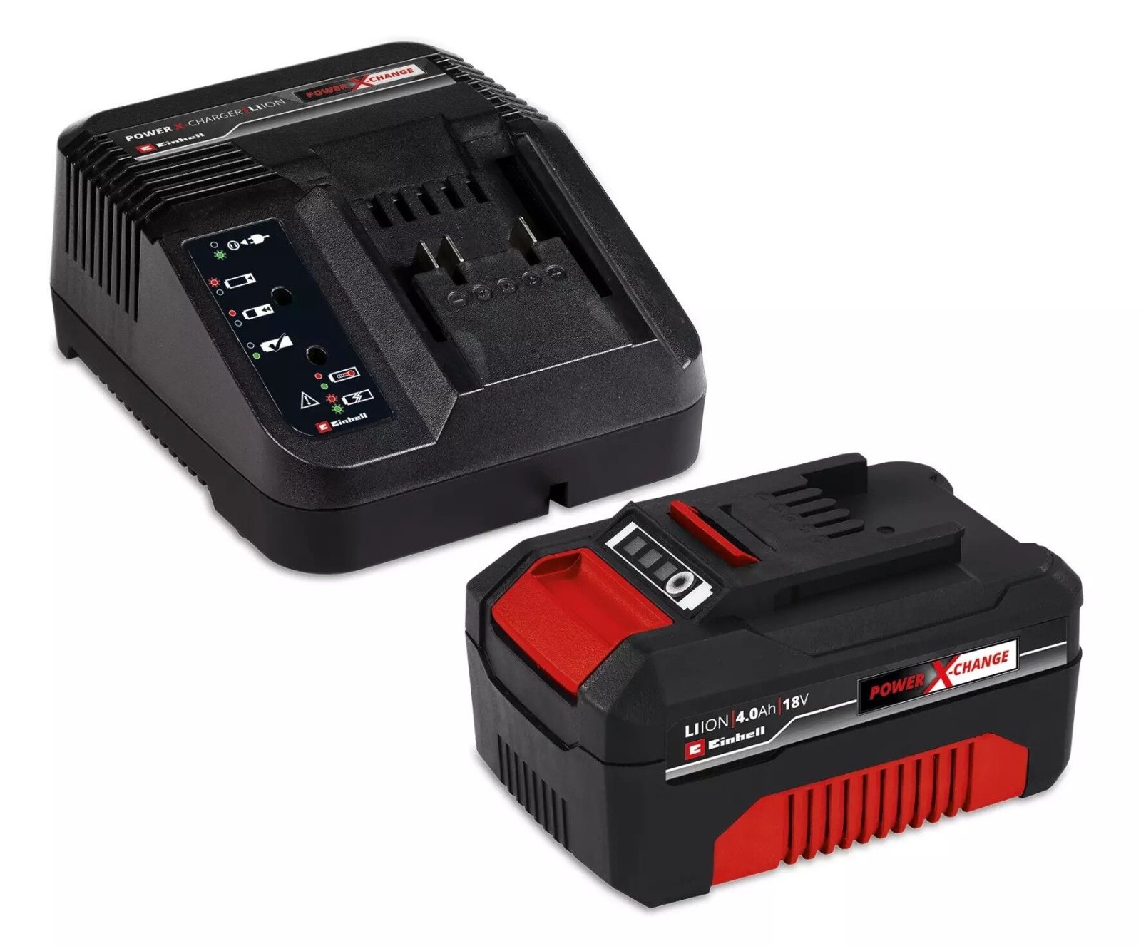 Einhell 18V 4,0Ah PXC Starter Kit A1: аккумулятор и зарядное устройство