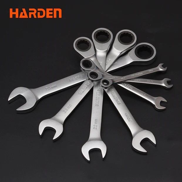Harden 10 mm Flex Ratcheting Combination Spanner