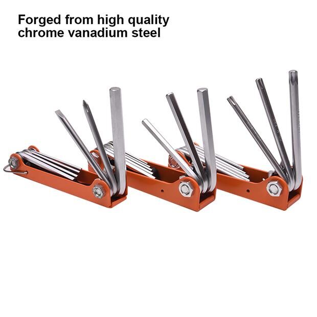 Harden 7-Piece Hex, Flat and Phillips Folding Key Set