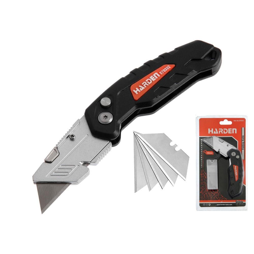 Harden Folding Utility Knife, YD Blade, 165 mm