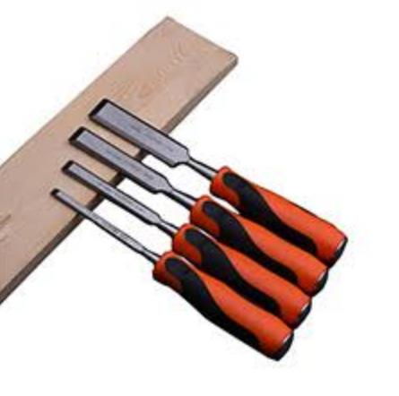 Harden 4-Piece Wood Carving Chisel Set (Enni Kalem)