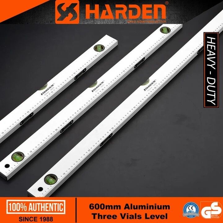 Harden 120 cm Grey Aluminium Spirit Level