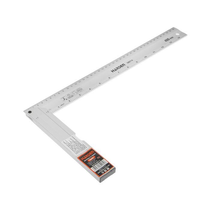 Harden Aluminium Square and Ruler Set, 2-Piece