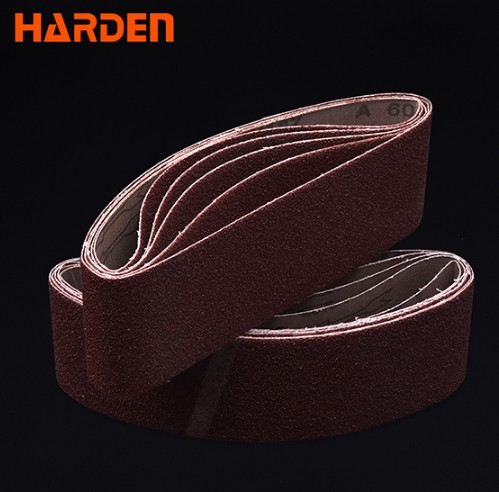 Harden Абразивная лента для ленточной шлифмашины 533x75 GR40, 5 шт.