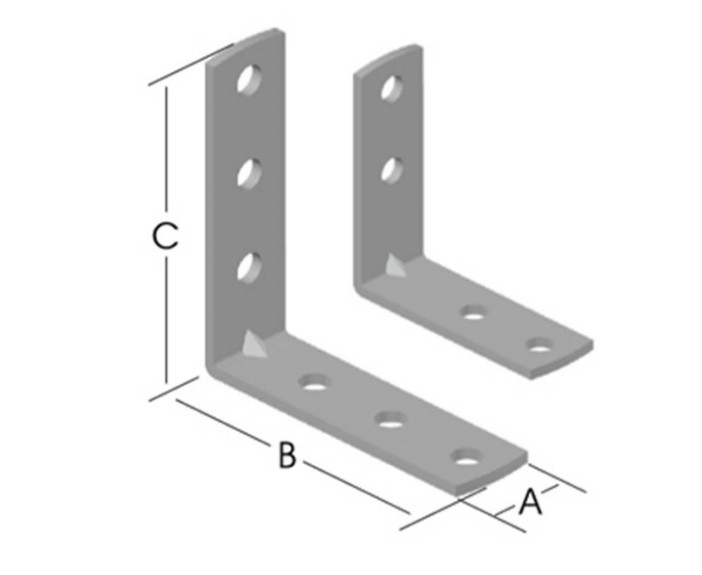 Köşebent Boyalı 90' 10x30x30
