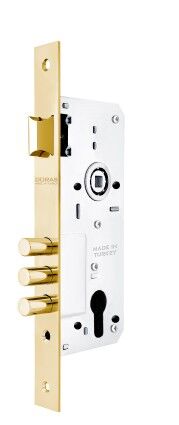 Kale 152 R 40 mm Yellow Mortise Door Lock