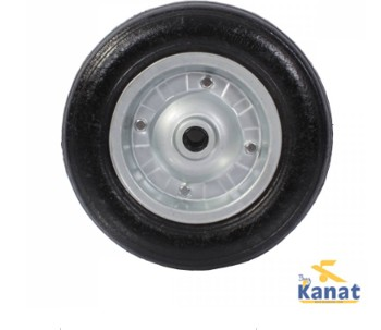 Kanat 335x7 Solid Wheelbarrow Wheel, Bearing-Fitted