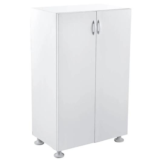 Ayakkabılık 5RAFLI 2 Kapak PVC Beyaz Akasya